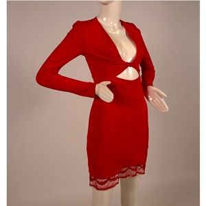 Cushnie Cut Out Mini Dress